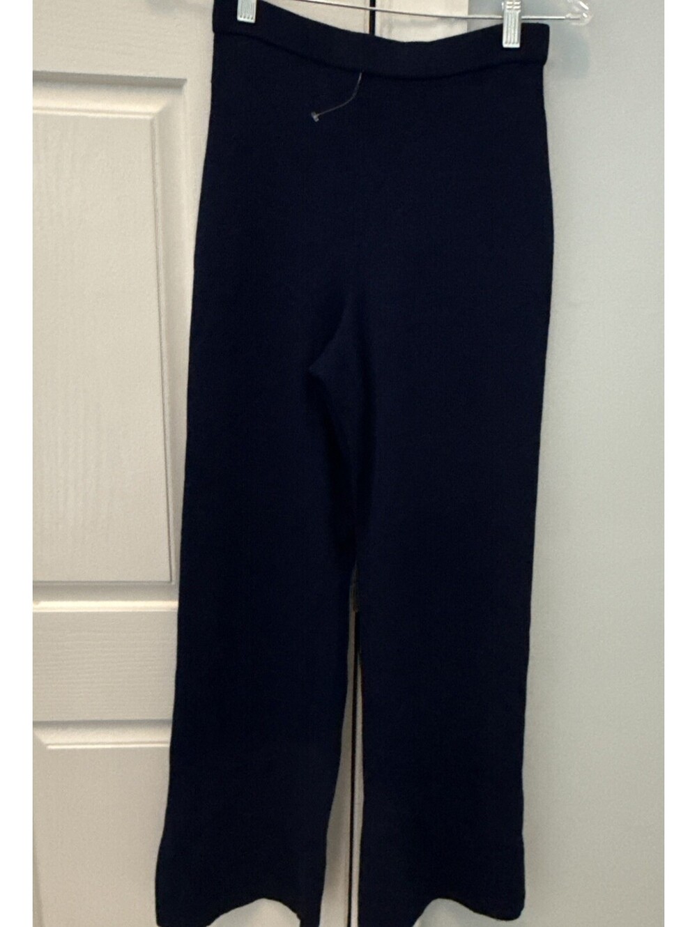 St John Navy Knit Pants Trousers Size 2( Waist 25 In. )